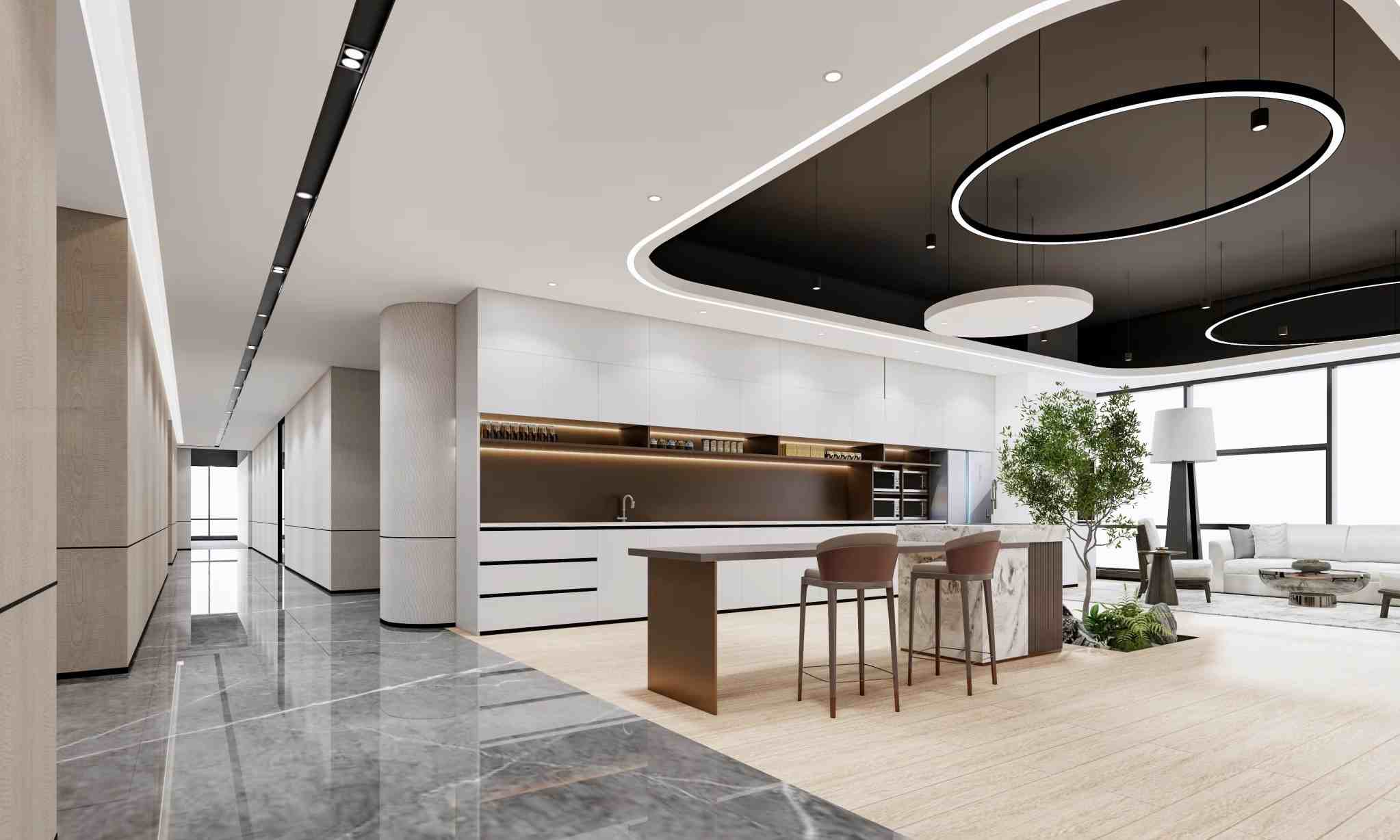 休閑區(qū)設(shè)計裝修案例